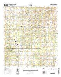 Harrison Ranch Texas Current topographic map, 1:24000 scale, 7.5 X 7.5 Minute, Year 2016