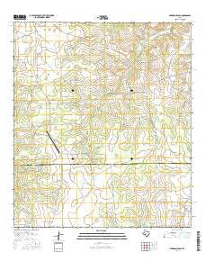 Harrison Ranch Texas Current topographic map, 1:24000 scale, 7.5 X 7.5 Minute, Year 2016