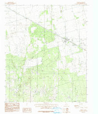 Harrold Texas Historical topographic map, 1:24000 scale, 7.5 X 7.5 Minute, Year 1983