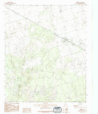 Harrold Texas Historical topographic map, 1:24000 scale, 7.5 X 7.5 Minute, Year 1990