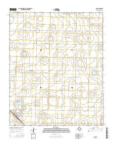 Hart Texas Current topographic map, 1:24000 scale, 7.5 X 7.5 Minute, Year 2016