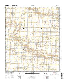 Hart SW Texas Current topographic map, 1:24000 scale, 7.5 X 7.5 Minute, Year 2016