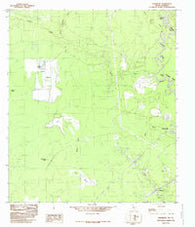 Hartburg Texas Historical topographic map, 1:24000 scale, 7.5 X 7.5 Minute, Year 1984