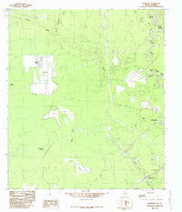 Hartburg Texas Historical topographic map, 1:24000 scale, 7.5 X 7.5 Minute, Year 1984
