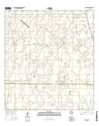 Hartland Texas Current topographic map, 1:24000 scale, 7.5 X 7.5 Minute, Year 2016