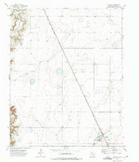 Hartley Texas Historical topographic map, 1:24000 scale, 7.5 X 7.5 Minute, Year 1973