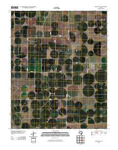 Hartley NE Texas Historical topographic map, 1:24000 scale, 7.5 X 7.5 Minute, Year 2010