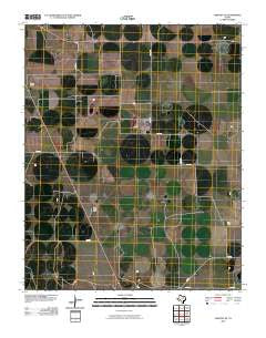 Hartley SE Texas Historical topographic map, 1:24000 scale, 7.5 X 7.5 Minute, Year 2010