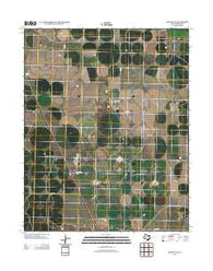 Hartley SE Texas Historical topographic map, 1:24000 scale, 7.5 X 7.5 Minute, Year 2012