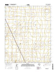 Hartley SE Texas Current topographic map, 1:24000 scale, 7.5 X 7.5 Minute, Year 2016