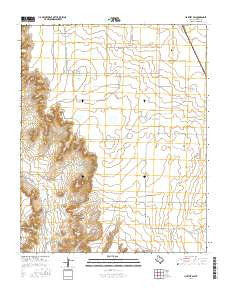 Hartley SW Texas Current topographic map, 1:24000 scale, 7.5 X 7.5 Minute, Year 2016
