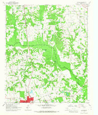 Harvard Texas Historical topographic map, 1:24000 scale, 7.5 X 7.5 Minute, Year 1964
