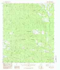 Harvey Creek Texas Historical topographic map, 1:24000 scale, 7.5 X 7.5 Minute, Year 1984
