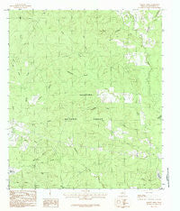 Harvey Creek Texas Historical topographic map, 1:24000 scale, 7.5 X 7.5 Minute, Year 1984
