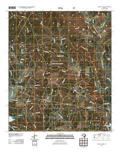 Harvey Creek Texas Historical topographic map, 1:24000 scale, 7.5 X 7.5 Minute, Year 2010