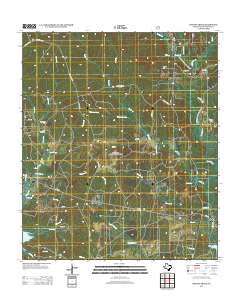 Harvey Creek Texas Historical topographic map, 1:24000 scale, 7.5 X 7.5 Minute, Year 2013