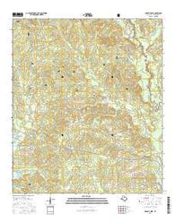 Harvey Creek Texas Current topographic map, 1:24000 scale, 7.5 X 7.5 Minute, Year 2016