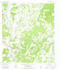 Harwood Texas Historical topographic map, 1:24000 scale, 7.5 X 7.5 Minute, Year 1964