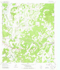 Harwood Texas Historical topographic map, 1:24000 scale, 7.5 X 7.5 Minute, Year 1964