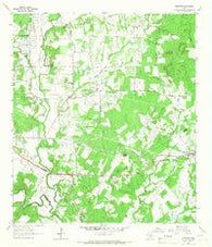 Harwood Texas Historical topographic map, 1:24000 scale, 7.5 X 7.5 Minute, Year 1964