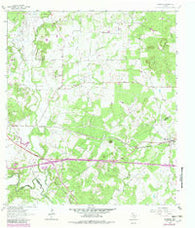 Harwood Texas Historical topographic map, 1:24000 scale, 7.5 X 7.5 Minute, Year 1964