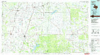 Haskell Texas Historical topographic map, 1:100000 scale, 30 X 60 Minute, Year 1985
