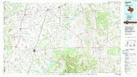 Haskell Texas Historical topographic map, 1:100000 scale, 30 X 60 Minute, Year 1985