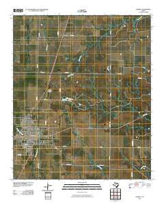 Haskell Texas Historical topographic map, 1:24000 scale, 7.5 X 7.5 Minute, Year 2010