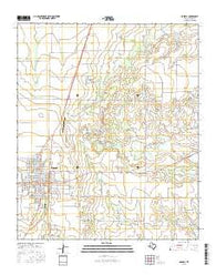 Haskell Texas Current topographic map, 1:24000 scale, 7.5 X 7.5 Minute, Year 2016