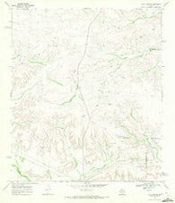 Hat-A Ranch Texas Historical topographic map, 1:24000 scale, 7.5 X 7.5 Minute, Year 1969