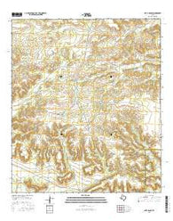 Hat-A Ranch Texas Current topographic map, 1:24000 scale, 7.5 X 7.5 Minute, Year 2016