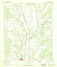 Hatchel Texas Historical topographic map, 1:24000 scale, 7.5 X 7.5 Minute, Year 1967