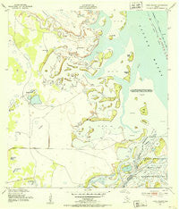 Hawk Island Texas Historical topographic map, 1:24000 scale, 7.5 X 7.5 Minute, Year 1952