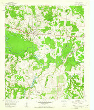 Hawkins Texas Historical topographic map, 1:24000 scale, 7.5 X 7.5 Minute, Year 1960