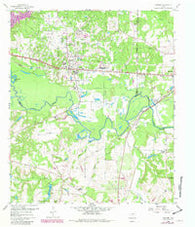 Hawkins Texas Historical topographic map, 1:24000 scale, 7.5 X 7.5 Minute, Year 1960