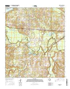 Hawkins Texas Current topographic map, 1:24000 scale, 7.5 X 7.5 Minute, Year 2016