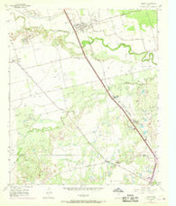 Hawley Texas Historical topographic map, 1:24000 scale, 7.5 X 7.5 Minute, Year 1957