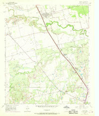 Hawley Texas Historical topographic map, 1:24000 scale, 7.5 X 7.5 Minute, Year 1957