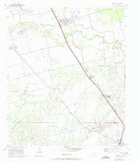 Hawley Texas Historical topographic map, 1:24000 scale, 7.5 X 7.5 Minute, Year 1957