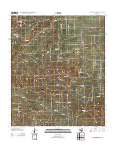 Hayrick Mountain Texas Historical topographic map, 1:24000 scale, 7.5 X 7.5 Minute, Year 2012