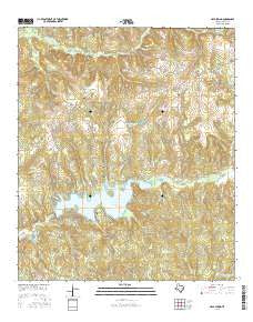 Hays Spring Texas Current topographic map, 1:24000 scale, 7.5 X 7.5 Minute, Year 2016