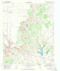 Haystack Mountain Texas Historical topographic map, 1:24000 scale, 7.5 X 7.5 Minute, Year 1967