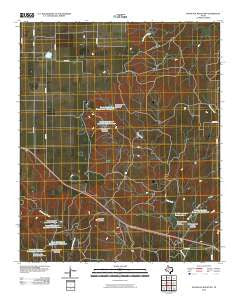 Haystack Mountain Texas Historical topographic map, 1:24000 scale, 7.5 X 7.5 Minute, Year 2010
