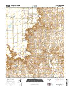 Haystack Mountain Texas Current topographic map, 1:24000 scale, 7.5 X 7.5 Minute, Year 2016