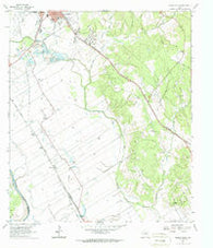 Hearne South Texas Historical topographic map, 1:24000 scale, 7.5 X 7.5 Minute, Year 1961