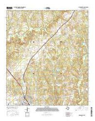 Hearne North Texas Current topographic map, 1:24000 scale, 7.5 X 7.5 Minute, Year 2016