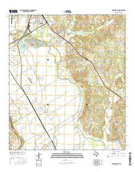 Hearne South Texas Current topographic map, 1:24000 scale, 7.5 X 7.5 Minute, Year 2016