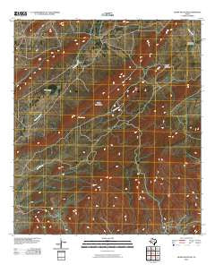 Heart Mountain Texas Historical topographic map, 1:24000 scale, 7.5 X 7.5 Minute, Year 2010