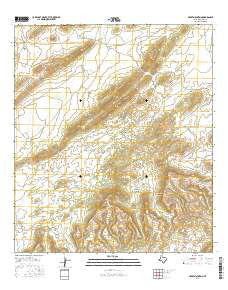 Heart Mountain Texas Current topographic map, 1:24000 scale, 7.5 X 7.5 Minute, Year 2016