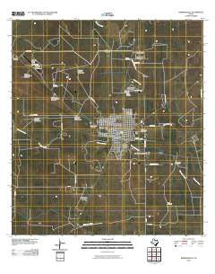 Hebbronville Texas Historical topographic map, 1:24000 scale, 7.5 X 7.5 Minute, Year 2010